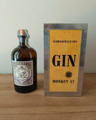 Gin monkey 47 box legno