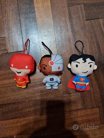 3 pupazzetti peluches supereroi
