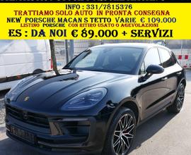 PORSCHE MACAN S CV 381 TETTO VARIE NEW