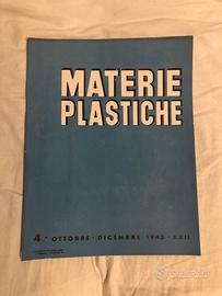 Rivista Materie Plastiche ottobre-dicembre 1943