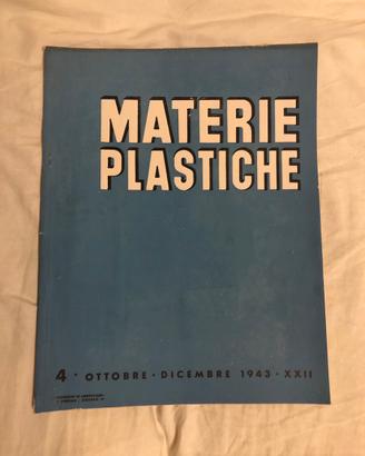Rivista Materie Plastiche ottobre-dicembre 1943