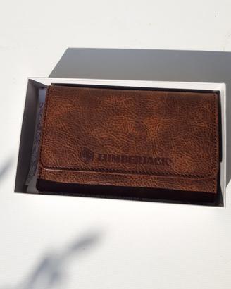 portafoglio Lumberjack donna vera pelle