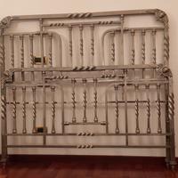 Letto in ottone cromato primi del '900
