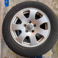 Cerchi audi piu gomme 195/65/15 invernali