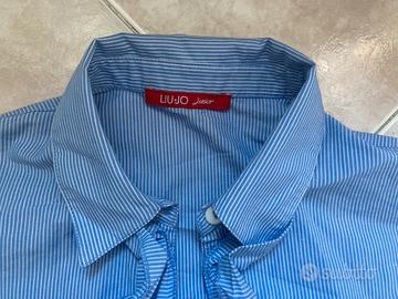 Camicia elegante Liu-Jo con volant e righe sottili