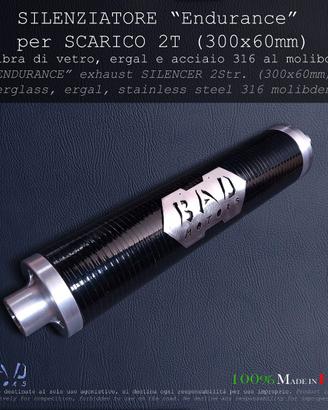Silenziatore "ENDURANCE" per motori 50/80cc