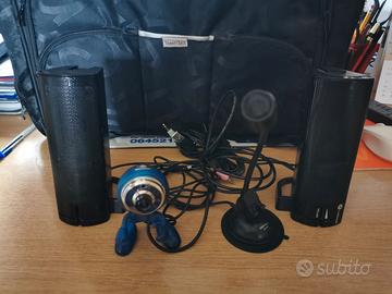 pacchetto comp. da : 2 altop.+ 1 telec.+1 microfon