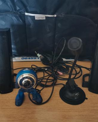 pacchetto comp. da : 2 altop.+ 1 telec.+1 microfon