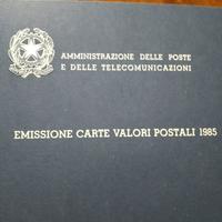Emissione Carte Valori Postali  1985