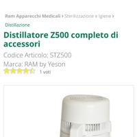 Distillatore d'acqua STZ500, marca ram