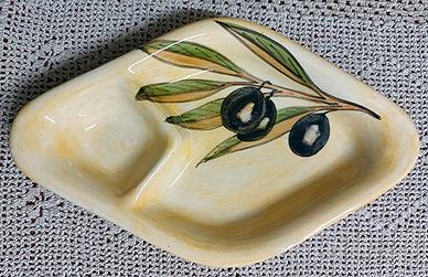 Classico vintage qualità-porta olive in ceramica