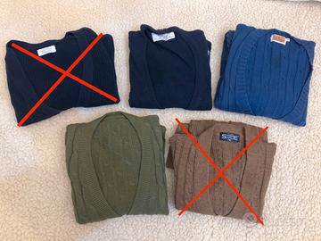 Golfini cotone Armata di mare e Conte of Florence