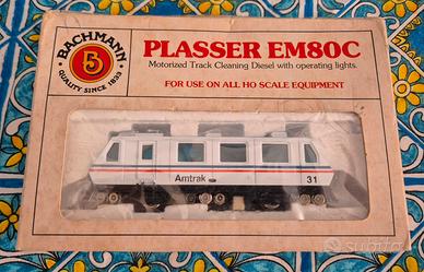 Bachmann Automotrice Plasser EM80C pulisci binari 