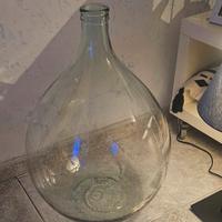 Damigiane vetro varie misure uso arredo (pulite)