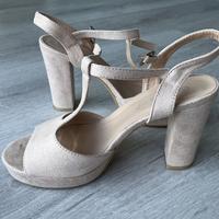 Scarpe Decolleté tacco alto rosa