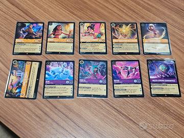Disney Lorcana Cieli Scintillanti. Lotto 25 carte 