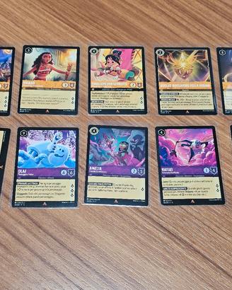 Disney Lorcana Cieli Scintillanti. Lotto 25 carte 