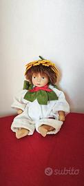 Bambola Porcellana Girasole Vintage Poupée doll