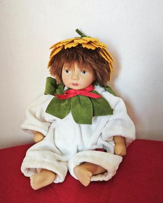 Bambola Porcellana Girasole Vintage Poupée doll