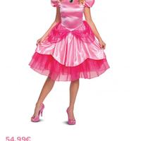 Carnevale vestito Principessa Peach adulto
