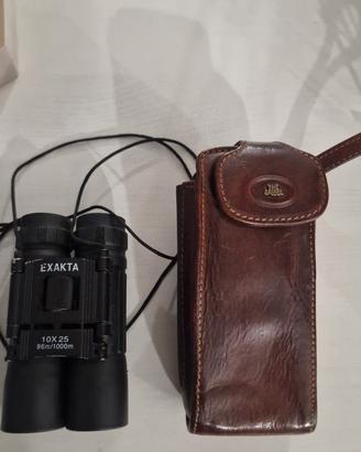 cannocchiale e custodia vera pelle