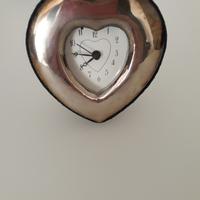 Orologio da tavolo in argento