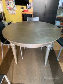 Tavolo rotondo allungabile