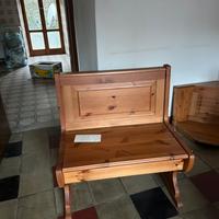 Giropanca angolare legno massicio