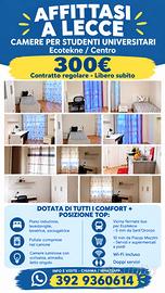 STANZE PER STUDENTI  MASCHI A LECCE