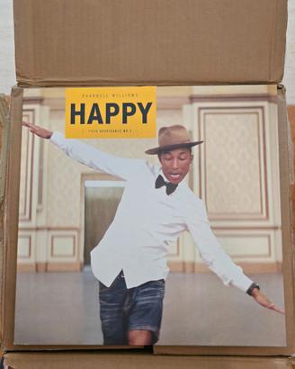 Singolo happy  Pharrell Williams vinile 12"