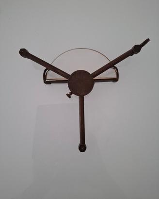 Antico staziografo in ottone "R.Ferro-Genova"