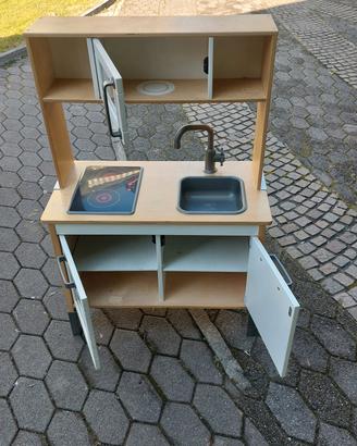 cucina legno più accessori