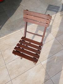 sedie legno pieghevoli 