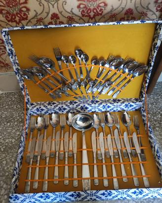 Set posate acciaio inox completo