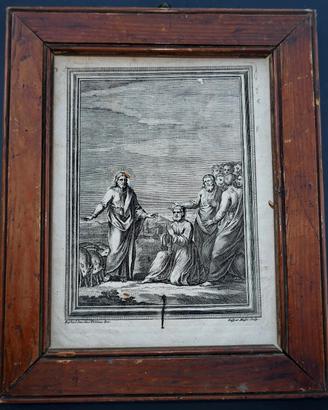 Raffaello Sanzio 1767 Incisione bulino San Pietro 