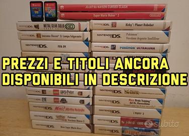 Giochi per Nintendo DS, Nintendo 3DS e Switch