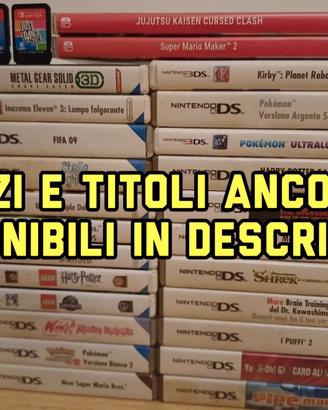 Giochi per Nintendo DS, Nintendo 3DS e Switch