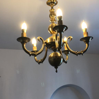 Lampadario con candele