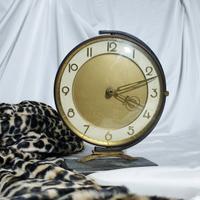 Orologio da tavolo in ottone Vintage anni 40/50's