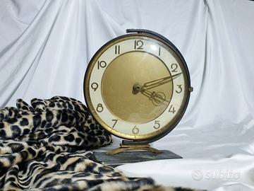 Orologio da tavolo in ottone Vintage anni 40/50's