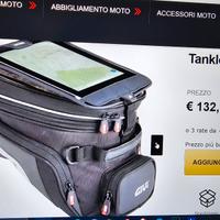 Borsa serbatoio moto
