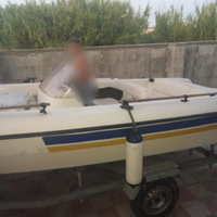 Barca con carrello