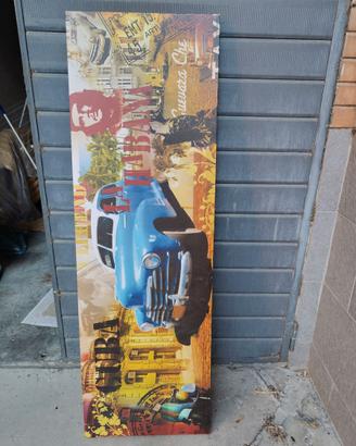 Quadro tela Cuba La Habana Che Guevara 140x45 cm