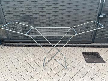 Stendibiancheria alato in acciaio inox GIMI