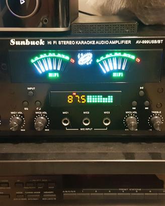 Amplificatore Integrato Sunbuck AV-999 USB-BT