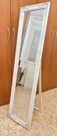 Specchio da terra a figura intera bianco
