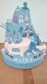 torta scenografica Frozen 