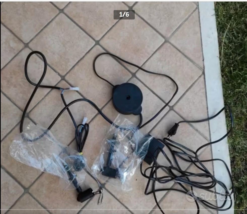 INTERRUTTORE DI LINEA A PEDALE ROTONDO BIPOLARE PER PIANTANA LAMPADE DA Tavolo 8022044342689 - Foto 2