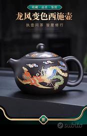 Teiera Fengming, set da tè in ceramica per uso dom