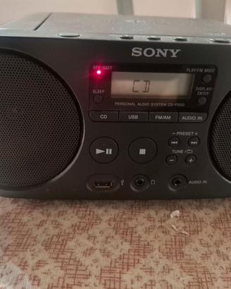 Radio portatile Lettore Cd Usb MP3 nuovo Sony
